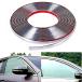 [TradeWind] car plating lmolding body bumper protection protector length 12m silver ( width 8mm)