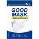 GOOD MASK летний спорт охлаждающий ....3 листов комплект для мужчин и женщин регулировка шнур имеется цельный структура круг мытье повторение можно использовать постоянный ( белый )