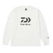 { Daiwa }DE-8424 длинный рукав рубашка Feel Alive. белый M,L,XL,2XL