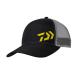 { Daiwa ) цельный Logo половина сетчатая кепка ( черный желтый )DC-6622 свободный размер 