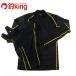  Gamakatsu рубашка компрессионный Zip GM3387 компрессионный леггинсы GM3388 L размер черный 2 шт. комплект /SL022M