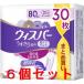 { продается в комплекте }wispa- легкий .. безопасность 80cc 30 листов ×6 шт. комплект ( женский . вода уход моча протекать накладка )[ средний количество для ]