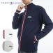  Golf Tommy Hilfiger трехцветный полоса полный Zip свитер THMA463