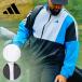 ( клиренс ) Golf одежда мужской Adidas biyondo The course TWISTWEAVE водоотталкивающий цвет блок полный Zip жакет весна лето 26SS