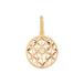 K18 желтое золото бриллиант подвеска 