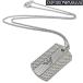 EMPORIO ARMANI �G���|���I�A���}�[�j �l�b�N���X �����Y EGS3149040 �V���o�[ �X�e�����X �v���[�g �y���_���g 54cm �u�����h �A�N�Z�T���[ �M�t�g