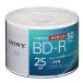 Sony (SONY) Blue-ray диск BD-R 25GB (1 листов на цифровое радиовещание примерно 3 час ) 1 раз видеозапись для 50 листов ввод 4 скоростей дублирование соответствует кейс нет 50BNR1VJPB4
