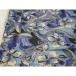 1m единица измерения outlet 40% YUWA иметь колесо широкий ширина хлопок лен ткань Angel soft geometric flower голубой 148cm ширина сделано в Японии хлопок linen производитель ликвидация товар 