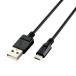 ���쥳�� ����USB2.0�����֥�(A-microB������) 0.9m �֥�å� U2C-JAMB09BK