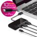쥳 USBHUB USB3.1(Gen2) PDб Type-Cͥ A᥹2ݡ C᥹2ݡ Хѥ ֥å U3