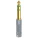 Geekria 6.35mm (1/4") мужской - 3.5mm (1/8") женский стерео аудио Jack наушники штекер адаптор 