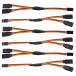 GTIWUNG servo Y Harness 6 шт новая модель 150mm 6" Y servo удлинитель провод * кабель servo растягивание Short Y Harness servo повышение 