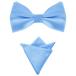 [Allegra K] мужской бабочка галстук pocket square комплект свадьба смокинг формальный 