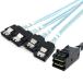 chenyang Mini SAS SFF-8643 ho -тактный 1~4 SATA 7 булавка Target жесткий диск 6Gbps данные сервер RAID