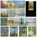  Claw domone лист документ открытка 30 комплект Claude Monet живопись масляными красками . открытка почтовый индекс рамка-оправа ввод сообщение карта миникар do открытка с видом POS