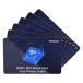 Wisdompro скимминг предотвращение карта 6 листов ввод RFID/NFC блок кредитная карта / cache карта /IC карта для карта информация защита голубой 