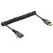 Twozoh левый направление Micro HDMI - HDMI адаптор кабель нейлон сборник комплект 90 раз Micro HDMI мужской -HDMI женский код (ta