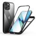 MQman iPhone12 iPhone12Pro кейс передняя сторона стекло + задняя сторона стекло 360° все защита 100% экран Touch чувствительность ударопрочный усиленный стекло f
