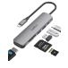 2026 высокофункциональный версия USB C ступица 6-in-1 Lvdou адаптер l100W PD зарядка соответствует *4K 60Hz HDMI*MicroSD/SD карта li