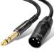 Twozoh XLR мужской из 1/4 дюймовый Jack TRS кабель, баланс. взяв .6.35mm штекер из 3 булавка XLR мужской,1/4 дюймовый из XL
