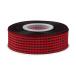 [Ribbonitlux] ширина 25mm проверка лента длина 22m рукоделие наряд упаковка ..... лента #000 красный &amp; чёрный 
