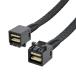 10Gtek внутри часть Mini SAS HD SFF-8643 кабель, боковой частота имеется, 0.3 метров, складной, гибкий 