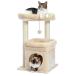 PAWZ Road башня для кошки Mini кошка tower маленький размер низкий меньше тонкий .. класть популярный коготь точить лен шнур кошка. игрушка compact компактный .