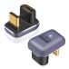 Poyiccot U знак type USB C адаптер,240W USB C U знак type адаптер,40Gbps USB Type C изменение адаптер U знак U type 18