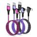 AbcPow USB Type C �P�[�u�� L�� �y3�{�Z�b�g*1.8M�z iPhone 15�[�d�p USB-C to USB-A 3.1A �P�[�u