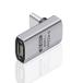 Duttek USB Type-c конверсионный адаптор L знак type,USB C коннектор L знак,240W PD внезапный скорость зарядка 40Gbps Thunderboltsapo