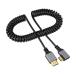 xiwai HDMI мужской 4K 60hz - Mini HDMI 1.4 мужской стрейч пружина кабель 90 раз прямой угол HDTV ноутбук компьютер 
