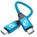 UseBean короткий .USB C на USB C кабель 0.2M[USB 3.2 Gen 2X2 20Gbps данные пересылка PD соответствует 100W/5A супер внезапный скорость зарядка ]