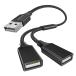 MOGOOD USB ответвление контейнер Y кабель 2.0 USBsplita1.2. зарядка &amp; данные . отправка соответствует Note PC/Mac/ автомобильный черный 