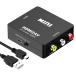 HDMI to RCA изменение конвертер HDMI to AV изменение адаптер 1080P соответствует PAL/NTSC переключатель аналог изменение аудиовыход USB.