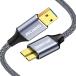 GHNTJAP USB3.0 MicroB USB кабель 0.5M модель A мужской - микро модель B мужской 5Gbps высокая скорость пересылка USB микро Bke
