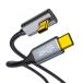 USB Type C кабель L знак 1.5M PD соответствует 100W внезапный скорость зарядка 10Gbps данные пересылка 4K видео выход нейлон плетеный MacBook,iMa