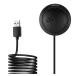 Fyvadio для собраний USB Mike,PC для USB Mike,360° все направленность конденсаторный микрофон, mute кнопка имеется, online собрание *. индустрия *Zoom телефонный разговор *S
