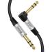 DTECH 6.35mm аудио кабель L знак гитара кабель мужской - мужской нейлон 6.35mm Jack стерео 6.35mm изменение cave 