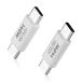 Duttek 40Gbps USB-C мужской мужской адаптер,PD140W USB Type-C изменение адаптер, USB модель C мужской мужской коннектор ada