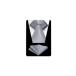 [HISDERN] свадьба галстук мужской формальный галстук серебряный pocket square комплект бренд высококлассный 2 следующий ... для HC-06