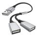 MOGOOD USB ответвление контейнер USB ответвление контейнер 1.2. адаптер зарядка / данные . отправка поэтому. двойной USB 2.0 электрический кабель повышение двойной USB порт повышение ступица no