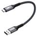 GHNTJAP USB C кабель 0.3M USB 3.2 Gen 2 соответствует 10Gbps пересылка скорость 60W внезапный скорость зарядка USB Type C кабель 