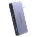 MOGOOD USB Type C HDMI адаптер 3-in-1 4K@60Hz видео выход 100W PD зарядка 5Gbps высокая скорость данные пересылка aru