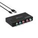Portta аналог компонент RGB ввод to HDMI мощность изменение конвертер, 5 RCA YPbPr to HDMI Video C