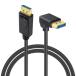 Duttek L type DisplayPort 1.4 кабель 1m,8K Displayport кабель,L знак type 8K DP мужской мужской кабель 8K/60H