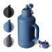 BOTTLE BOTTLE фляжка 1.8L вакуум изоляция нержавеющая сталь бутылка большая вместимость бутылка 2WAY крышка соломинка прямой .. вакуум изоляция уличный спорт bo
