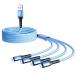 USB Type C кабель мульти- модель c зарядка код QC3.0 внезапный скорость супер высокая прочность 4.. C модель одновременно зарядка iPhone 16 15 Pro Max Ga