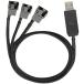 Kiligen полный скорость 12V напряжение подножка выше USB из 3 way 3 булавка а также 4 булавка PC вентилятор рукав источник питания адаптер ke-