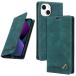 UnivoColors соответствует блокнот type iPhone 13/ iPhone 14 кейс высококлассный кожзаменитель подставка функция карта место хранения магнит тип TPU soft покрытие 