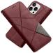 ZHUAZHULE кейс для iPhone16 ProMax iPhone 16ProMax блокнот type кошелек type кожа смартфон кейс карта место хранения Magne 